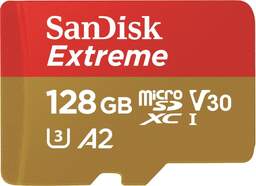 Tarjeta de memoria SanDisk SD SDXC Extreme 128 GB - Hasta 160 MB/s