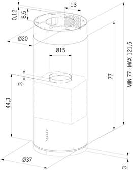 CAMP. MEPAMSA CYLINDRA ISLA PRO INOX 00282/29082