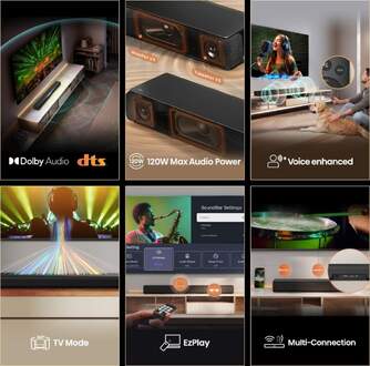 BARRASONIDO HISENSE HS1000 2.0 120W DOLBY AUDIO BT