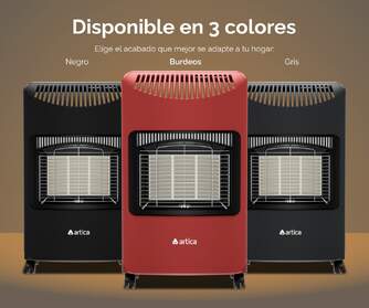 ESTUFA GAS ARTICA AEI4200BR INFRAR 4200W BURDEOS