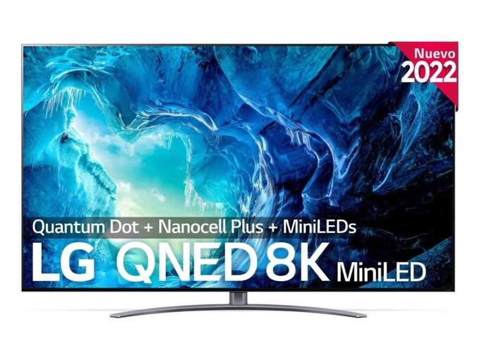 TV 65" QNED MiniLED 65QNED966QA - 8K, webOS22, A9 Gen5 IA, Dolby Vision/Atmos 40W 2.2ch, Gaming