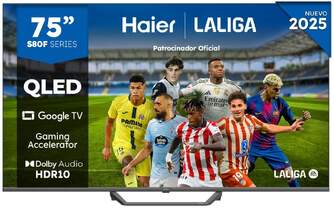 TV HAIER 75%%%quot; H75S80FUX UHD QLED GOOGLETV PEANA