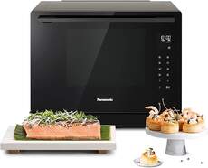 Microondas Panasonic NNCS88LBEPG - 4 En 1, 31 L, Vapor, Convecci&oacute;n, Grill, Negro