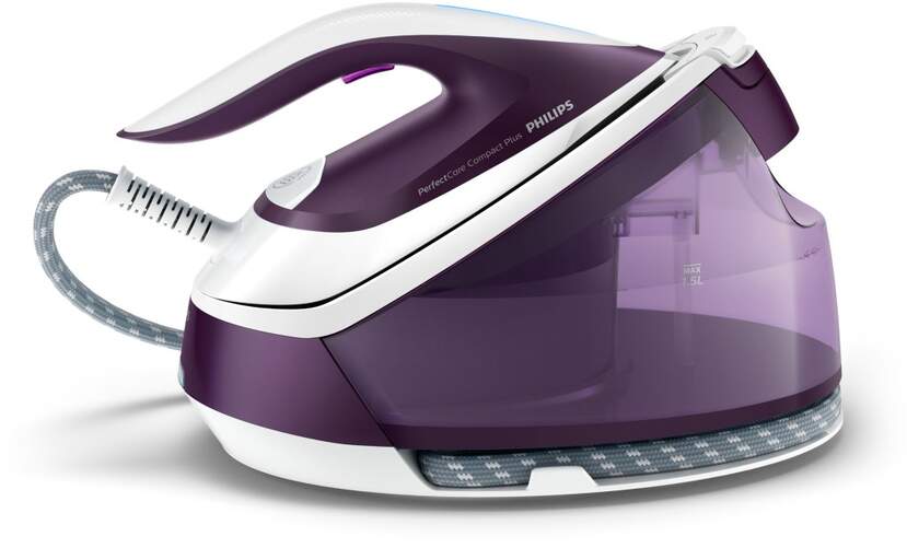 Centro de Planchado Philips GC7933/30 - 6,5 Bares, Golpe de Vapor 450 g/min, 2400 W, Morado