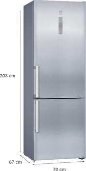 FRICOM. BALAY 3KFE777XE 203x70 438L NF INOX