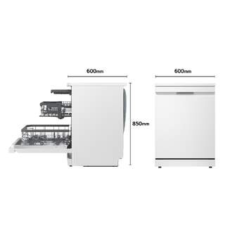 LVJ. LG DF375HWS 10P QUADWASH 3%%%#170;B 43DB BCO