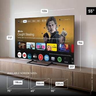 TV PANASONIC 55%%%quot; TN55W90C UHD MINILED GOOGLETV 120
