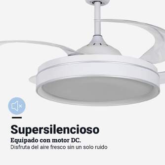 VENTILADOR TECHO U.BLUE NASIM 7048WX RETRACT DC.WI