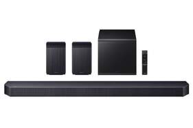 Barra Sonido Samsung HWQ930F - 9.1.4 canales, 580W potencia, Dolby Atmos, con Subwoofer