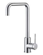 Grifo Imex GCR004 Loira - Monomando, Acero reforzado y lat&oacute;n, Gris cromado