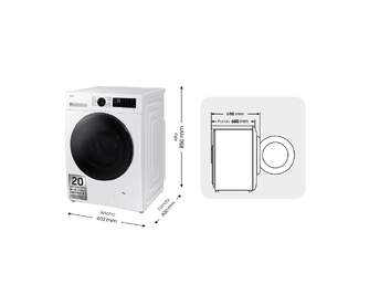 LVD.SEC. SAMSUNG WD11DG5B15BEEC 11/6KG 1400RPM