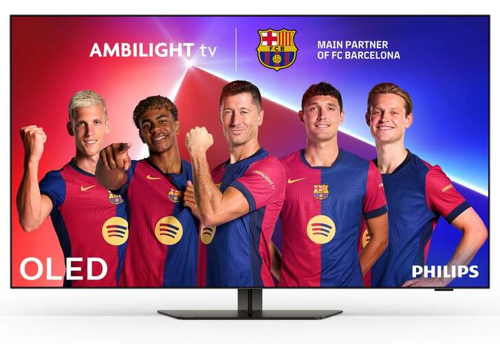 TV Philips 55" Ambilight OLED 55OLED819 - 4K Ultra HD, Google TV, P5, HDR10