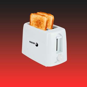 TOST. FAGOR  FLEXITOAST 650W 2R CORTO BLANCO