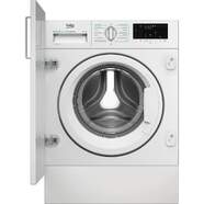 Lavadora Integrable Beko B3WBT48435WB - 8 kg, 1400 rpm, 15 programas, Clase A