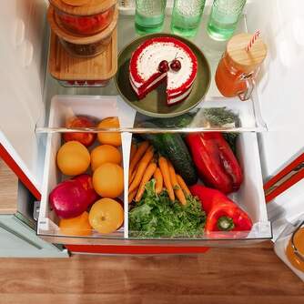 FRICOM. CECOTEC RETRO2756 192x56 300L DSP RED