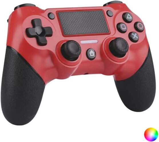 Mando Nuwa compatible PS4 Rojo - Inalámbrico, TouchPad