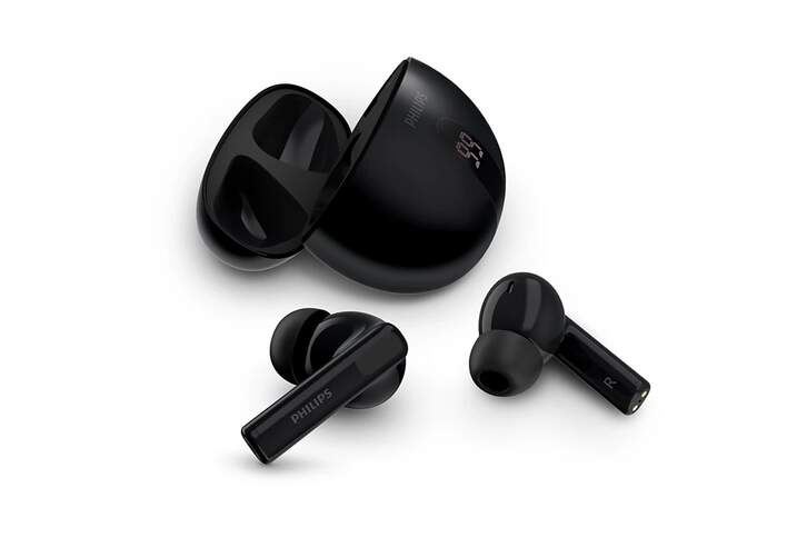 Auriculares Philips TAT2520BK/00 Negro - Bluetooth 5.4, 6h aut. (20 con estuche), TWS, 20-20k Hz