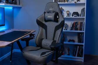 SILLA GAMING DRIFT DR90 XXL GRIS NEGRO