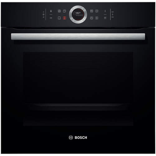 Horno Pirolítico Bosch HBG675BB1 - Clase A+, Recetas Gourmet, 13 Funciones, Pantalla TFT, Negro