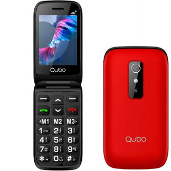 SENIORPHONE QUBO P-220RD 4G 2,88%%%quot;