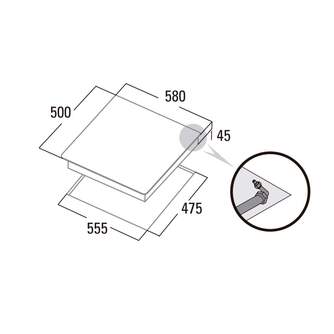 ENCIM. CATA GI6031X 66011 4F INOX