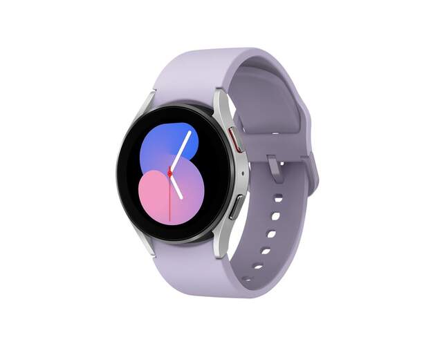 Samsung Galaxy Watch 5 40mm Silver - 1.2" Zafiro, 90 Deportes, BioActive Sensor, BIA, 16GB, 284mAh