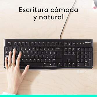TECLADO LOGITECH K120 USB NEGRO 920-002499  