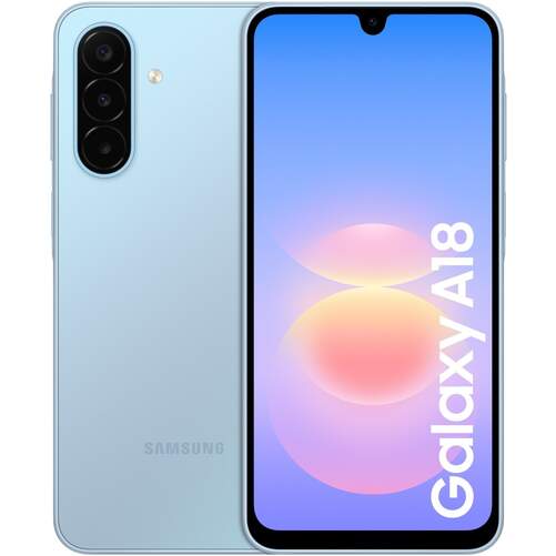 Samsung Galaxy A18 8/256 GB Azul - Pantalla 6,7" AMOLED, 5000mAh, Triple c&aacute;mara 50 MP