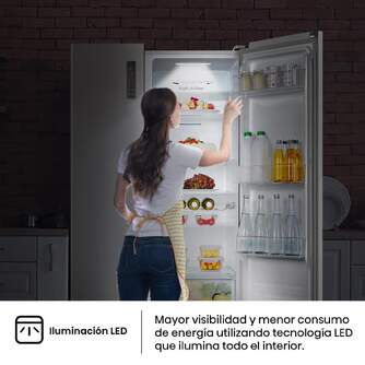 FRI. HISENSE RS677N4BWE 179x91x65 NF BLANCO