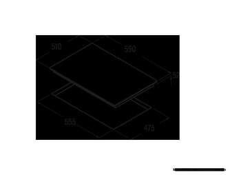 ENCIM. CATA CCI6031 BK 4F CRISTALGAS NATURAL