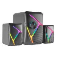 Altavoces Mars Gaming MS-H21 - 35W, 2.1 canales, sonido Surround 3D, Negros