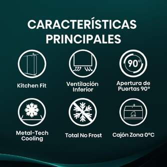 FRI. HISENSE RL3K370SAIE 186x60 1P NF INOX KFIT