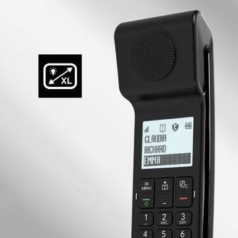 TELEFONO DECT ALCATEL EPURE ICONIC BLACK EWE