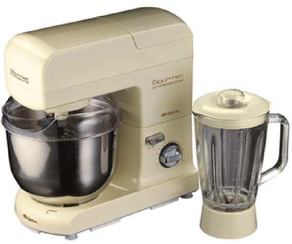 Robot Cocina aRIETE 1596/11 - 1500 W, 4,2L + 1,5 L, Inox, Beiige