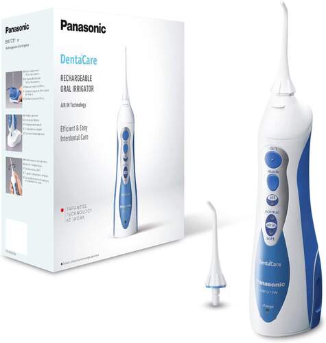 Irrigador Dental Panasonic EW-1211-W845 - 1400 Pulsos/Minuto, 590 kPa