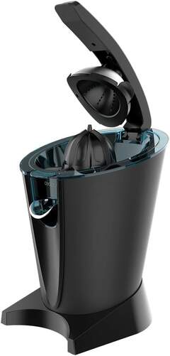Exprimidor Cecotec EssentialVita Hyden 600 03352 - 600 W, filtro de pulpa, inox, negro