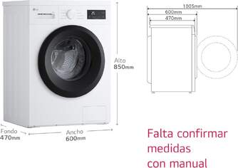 LVD. LG F4A10S8NWK 8K 1400R INV TAPA EXTRA.FONDO47