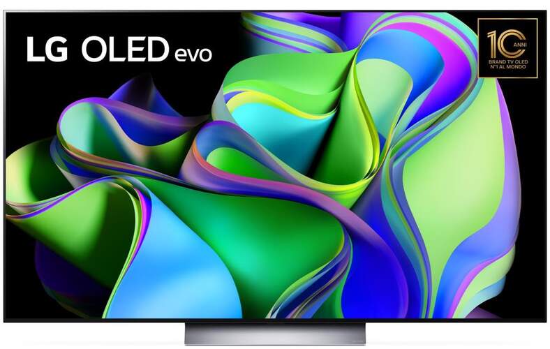 TV 77" LG OLED C3 Evo (77C34LA) - 4K 120Hz, A9 (Gen6), Smart TV, Dolby Vision IQ/Atmos 40W, Gaming