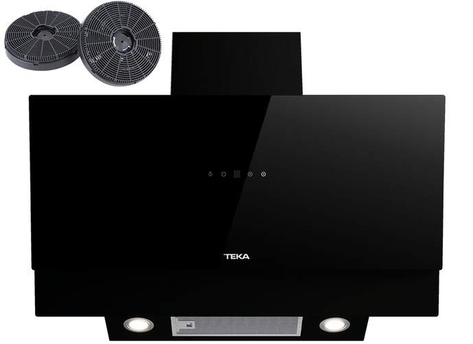 Campana Extractora Teka DVM97370TOS - 90 cm, Clase A, M&aacute;ximo Rendimiento 470 m3/h, Negro