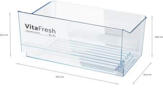 FRI. BOSCH KSV36CIDP 346L 186x60 1P CICLICO INOX