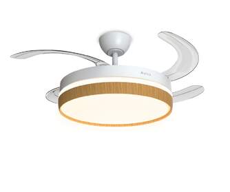 VENTILADOR TECHO RET ARTICA AVTECHR72BM BCO MD 72W