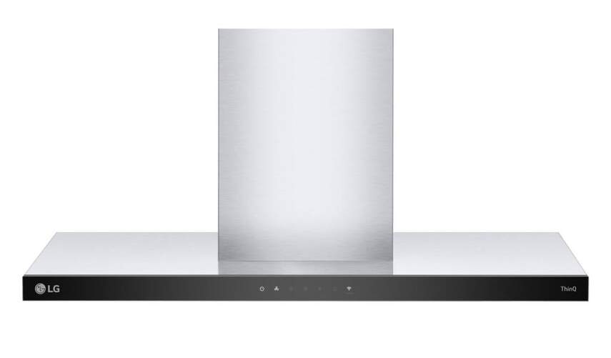 Campana LG HCEZ3626S - 90 cm, 800 m3/h, Plata