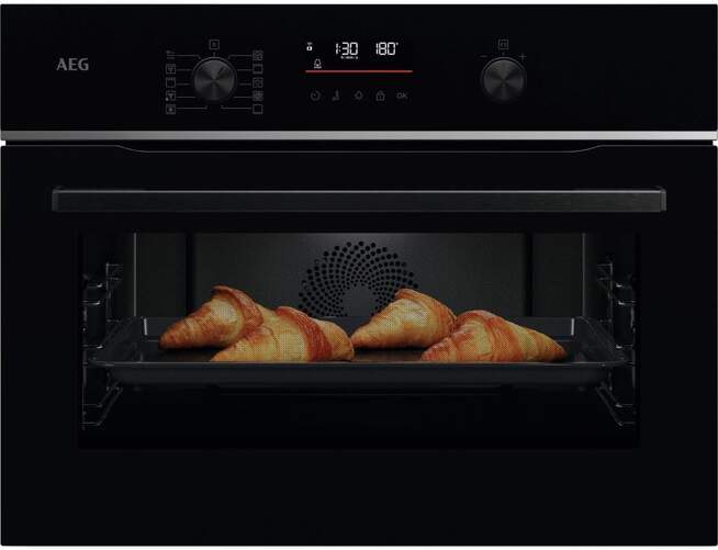 Horno compacto AEG Serie 5000 TA5PK401B - 45 litros, 45 programas, 3000W, limpieza pirol&iacute;tica, negro