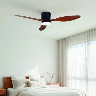VENTILADOR TECHO ORBEGOZO CP167132 DC 30W NEGRO