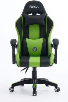 SILLA GAMING NASA SPIRIT NEGRO VERDE  