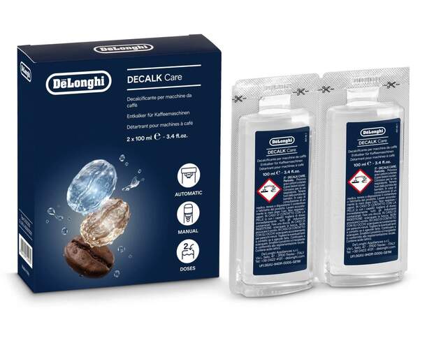 Soluci&oacute;n descalcificante Delonghi DLSC200 MINI - 2x100 ml