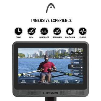 MAQUINA DE REMO HEAD HRW20701 SMART CON APP NEGRA