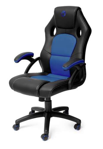Silla Gaming Nacon CH-310 - PC, Acolchado, 5 Ruedas, Azul, Negro