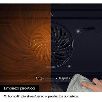 HORNO SAMSUNG NV68A1170BS 60CM INOX PIROL