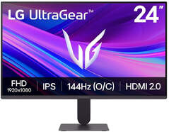 Monitor LG 24" Gaming 24G411A-B - Full HD, Pantalla IPS 144 Hz, 1 ms tiempo respuesta